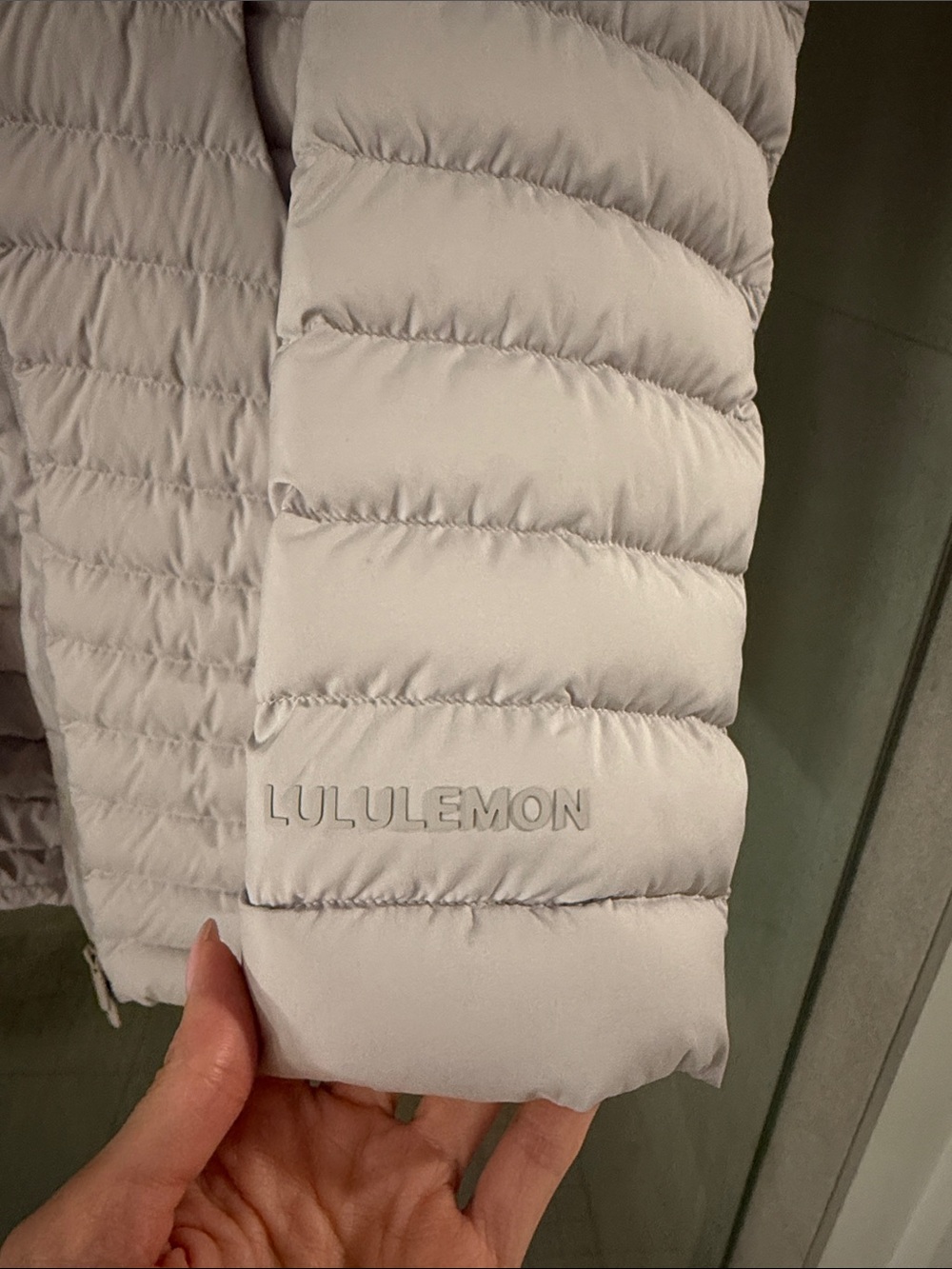 lululemon athletica Pale Blush Quilted Hooded Puffer Coat - Picture 2 of 5